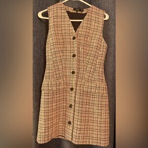 Theory Multicolor Tweed Vest